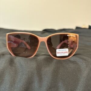 True Religion Women's Pinkish Brown Frame Sunglasses
